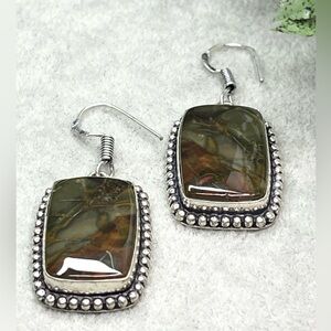 BLOODSTONE EARRINGS